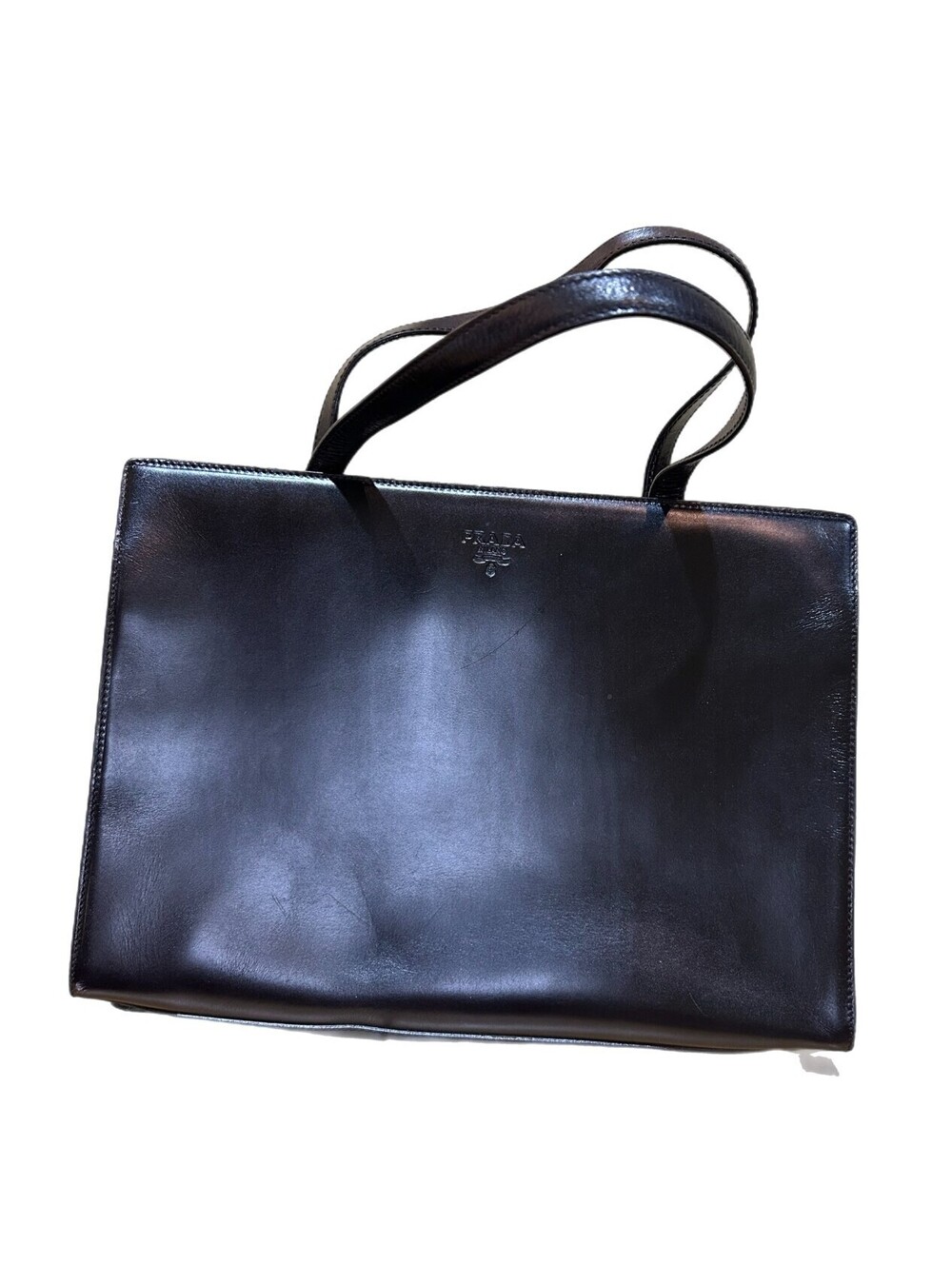 RARE: Prada Vitello Black Leather Bag